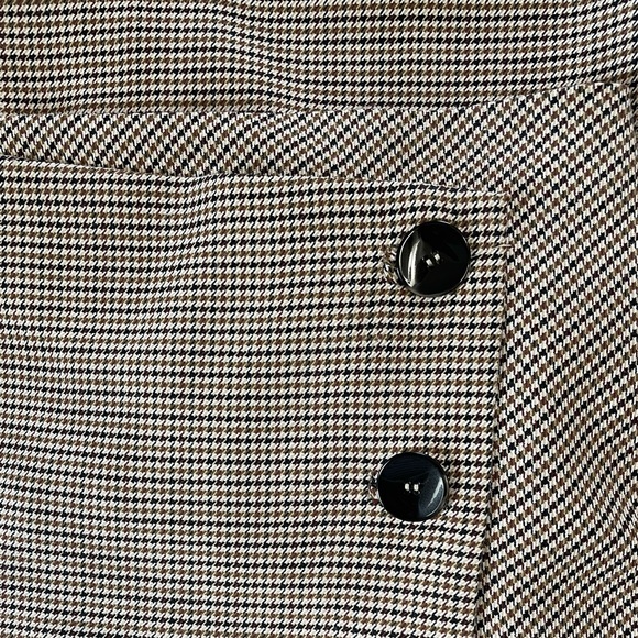 Gorgeous Fall Zara Asymmetric Plaid Skirt XL - Picture 4 of 5